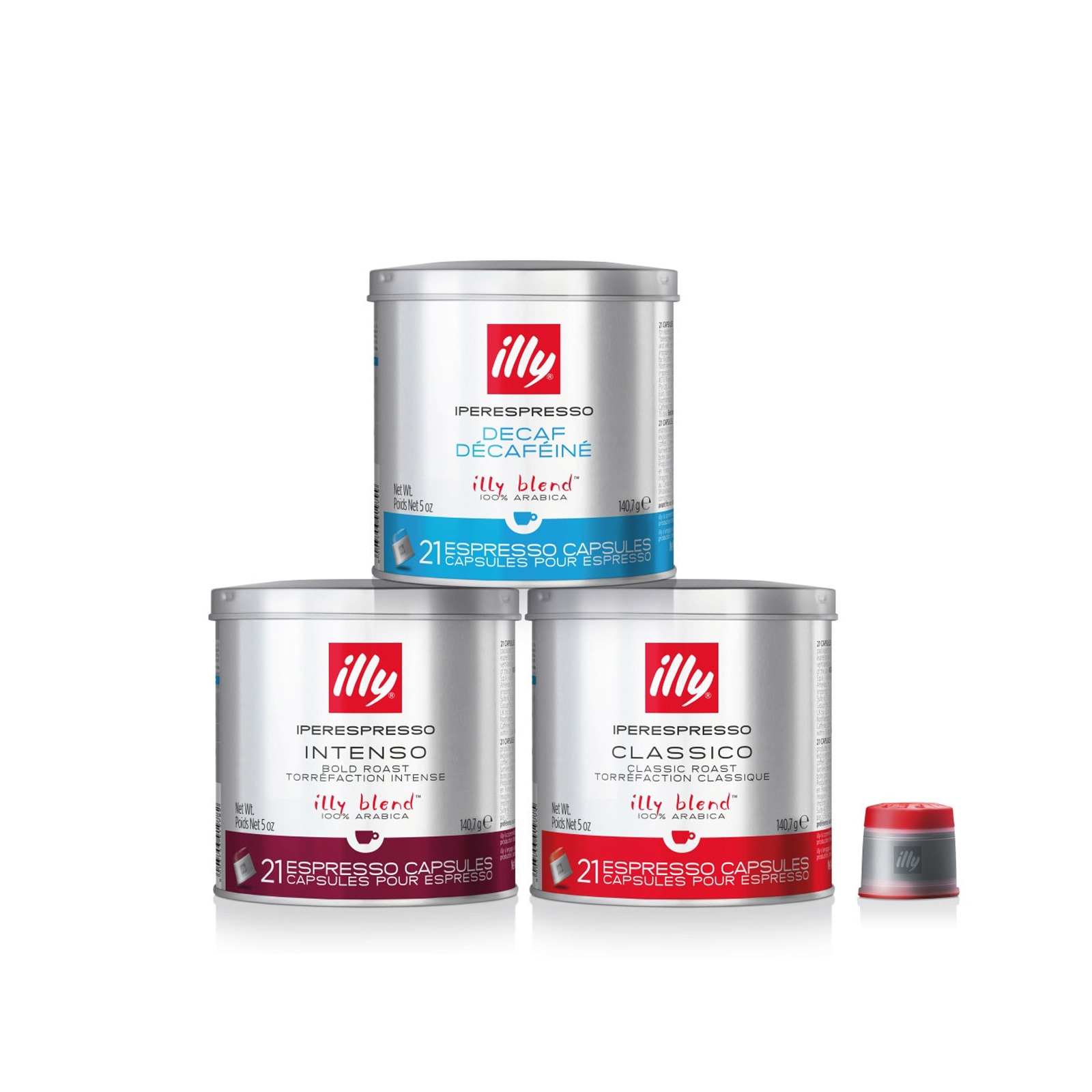 カプセル コーヒー バンドル パック 63個入 ブレンド(Classico + Intenso + Decaff) X 1セット