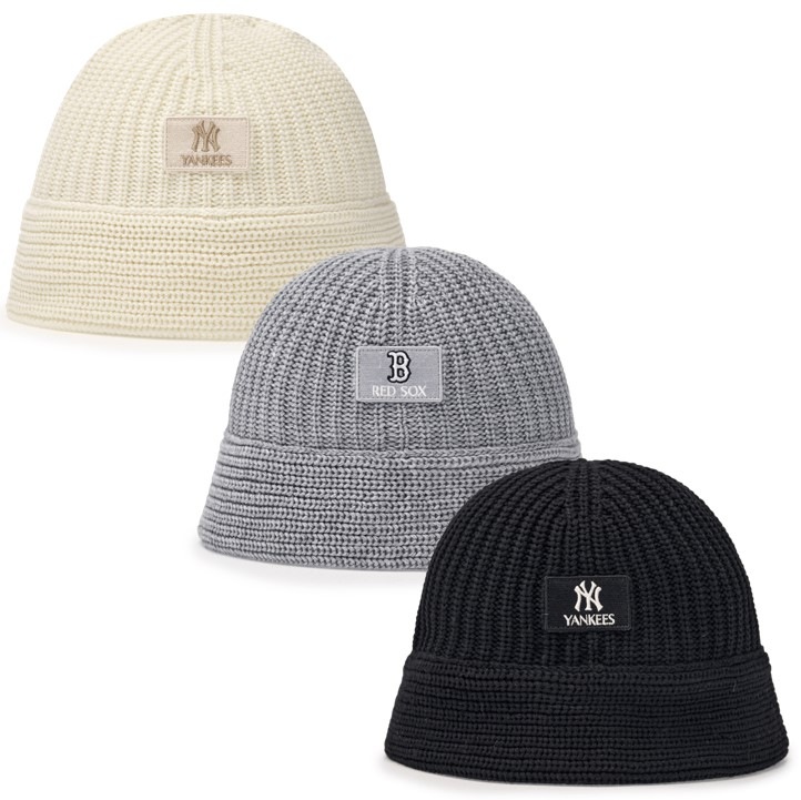 BASIC KNIT BUCKET HAT DOME FIT