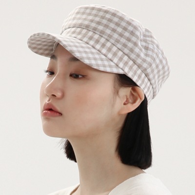 UNDERCONTROL正規品MARINER / GINGHAM CK / BEIGEチェック柄ベレー本社直入業者韓国ファッションの基本ベレー 4,578円