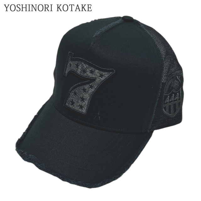 ヨシノリコタケ YOSHINORI KOTAKE 7LOGO SNAKE MESH CAP ロゴ メッシュ キャップ トラッカー 251-001730-011