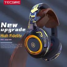 Tecsire A2 Bluetoothヘッドフォンは耳の上のワイヤレスです ハイフィデリティベースステレオデタッチ可能なマイク
