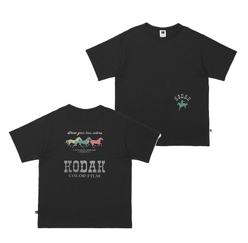 [ KODAK ] シナリー バックグラフィック T-SHIRT Qoo10 KODAK APPAREL シナリー バックグラフィック Tシャツ・