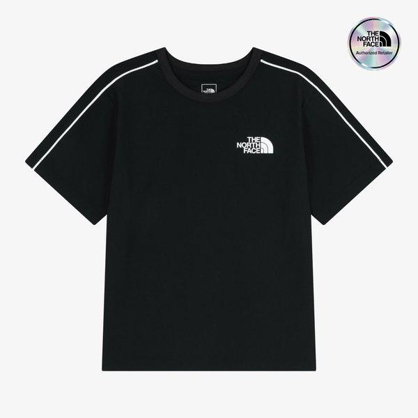 [キッズ公式] NT7US10S キッズ オルトレイン 半袖 Tシャツ BLACK