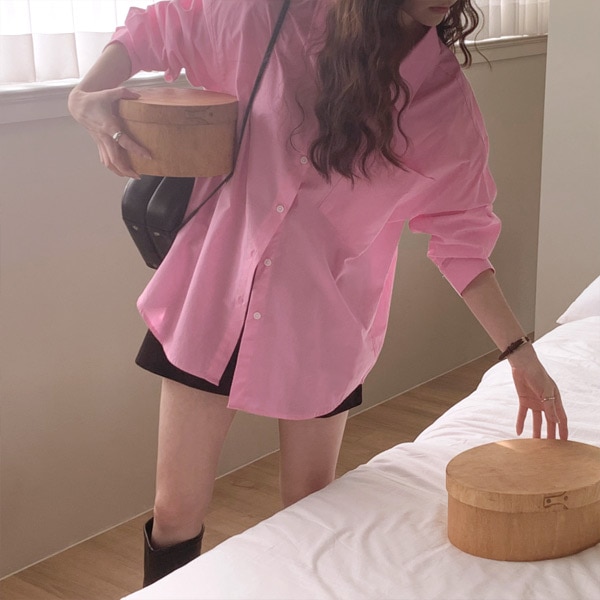 ポケット付きオーバーシャツ bs7460