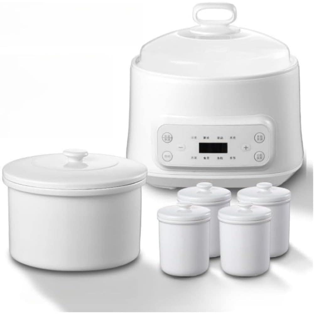 Guyyelt 電気煮込み鍋 電気鍋電気シチ防水シチューマシン 簡単調理 保温モード 調理鍋用電気シチューポットコンパクト なべ 料理 マルチ調理人暮らし 蒸し 料理 マルチ調理 一人暮らし (組み合