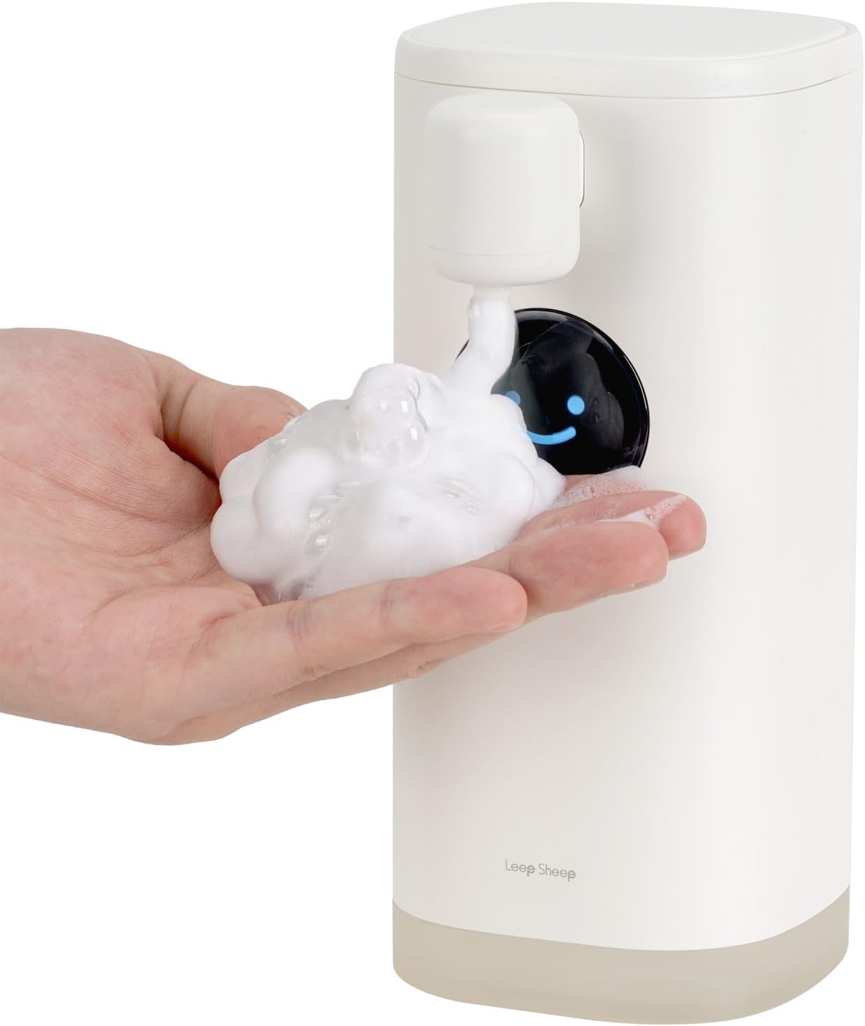 自動泡ソープディスペンサー 350ml 充電式 IPX7防水 吐出量2段階調整 非接触型