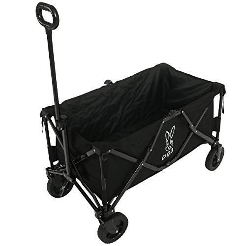 色：ブラック DOD(ディーオーディー) キャリーワゴン ノーマルタイヤ 大容量 150L 耐荷重1