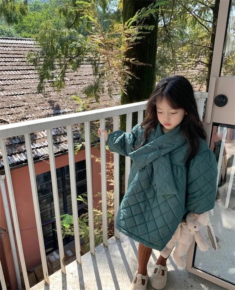 【急速出荷!】韓国ファッション 綿の服 のスカーフ 快適である 綿のドレス 子供服 カジュアル