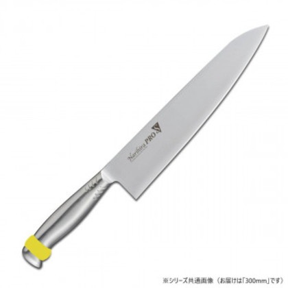 富士カトラリー NarihiraPRO」S」 牛刀 300mm イエロー FC-3027YL