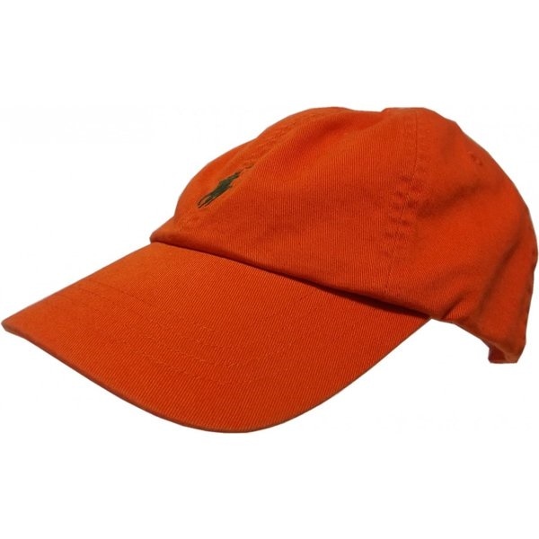 LA直輸入 ラルフ メンズ ワンポイント キャップ 帽子 オレンジ 男女兼用 113