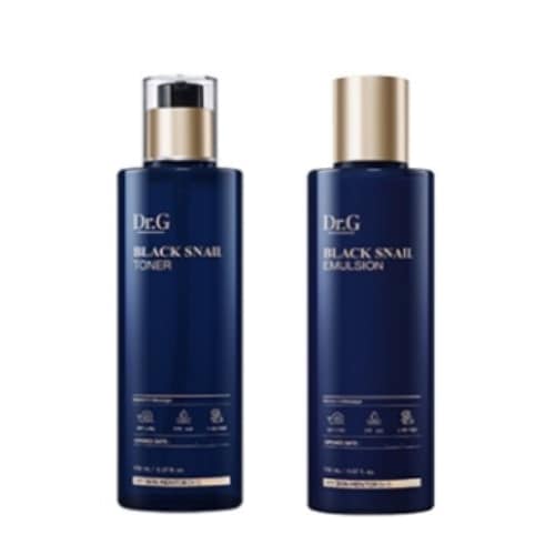 ドクタージー[企画商品] ブラックスネイル トナー 150ml + エマルジョン 150ml セット 韓国コスメ 保湿充電 高栄養 毛穴 小じわ 乾燥肌 弾力 シミ プチ トーンアップケア スキンケア 4,785円