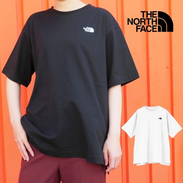 ザ・ノース・フェイス Tシャツ レディース NTW32541 ショートスリーブスリーブフラッシュドライコットンティー トップス アパレル 半袖 ロゴ ワンポイント 丸首 刺繍 ティーシャツ 白 黒 服
