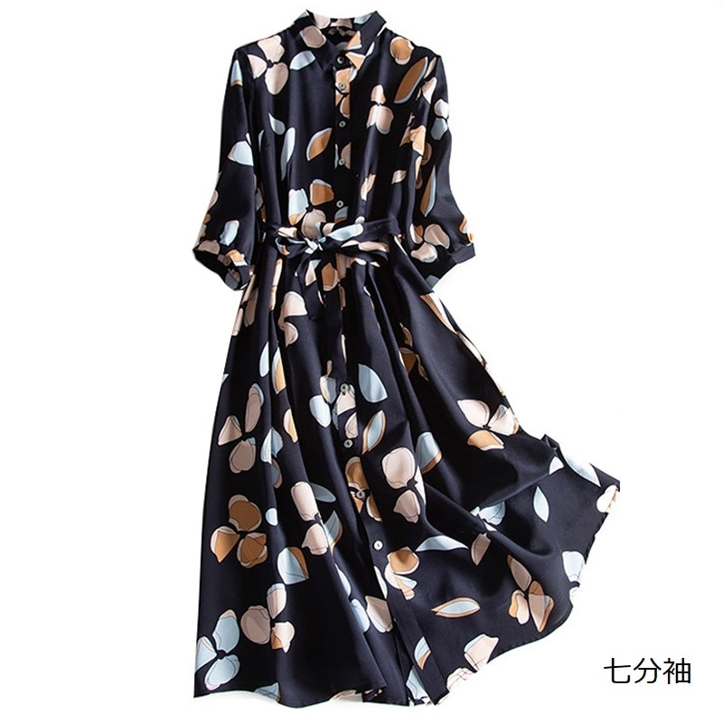 ワンピース フレアワンピース 膝下 ミディアム丈 袖あり 半袖 5分袖 五分袖 7分袖 七分袖 フレア Aライン 大人可愛い きれいめ 大人 上品 おしゃれ お洒落 レトロ エキゾチック 大人可愛い