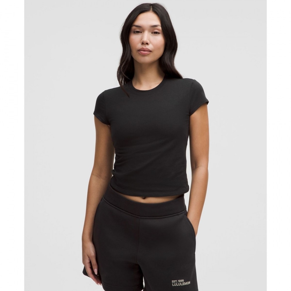 オーガニックコットンベビーTシャツ-ブラック