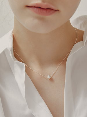 ★Hei★sv925 raindrop pendant necklace★SOYOU着用★韓国人気 CLEAR CELESTIAL NECKLACE(2SN1674)SV925/K10 ネックレス