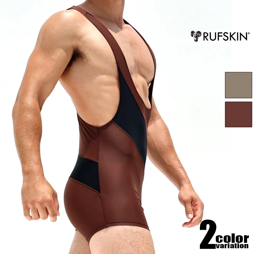 RUFSKIN/ラフスキン 805 ボディスーツ レオタード 上下一体型スポーツウェア レスリングウェア型インナー　男性下着　メンズ　下着 シングレットその他