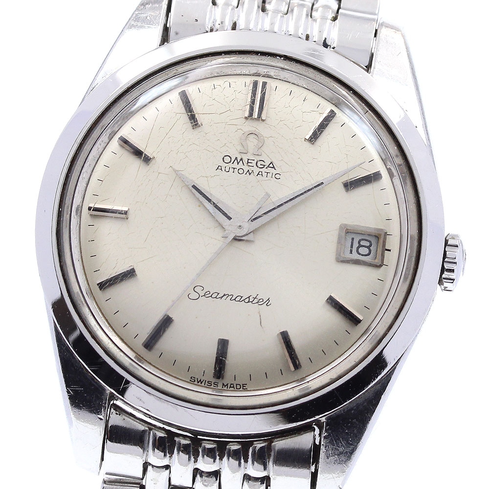 オメガ OMEGA 166.010 シーマスター デイト cal.565 ライスブレスレット 自動巻き メンズ _833829【中古】
