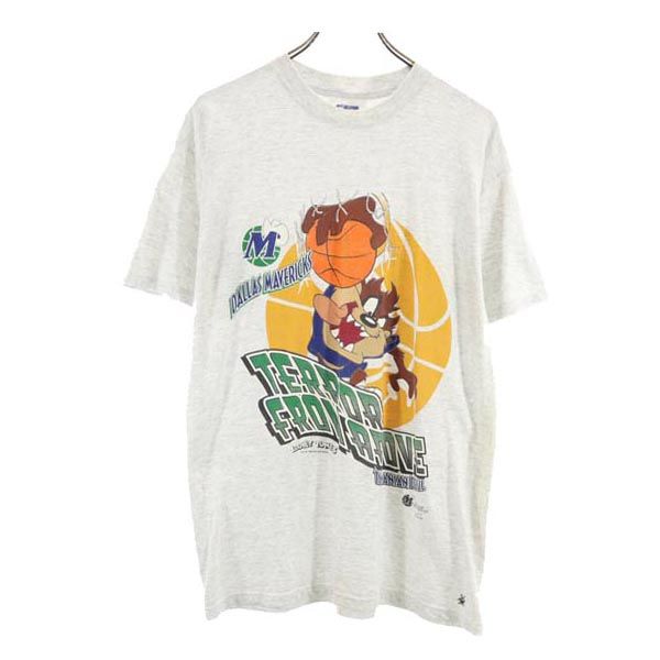 CSA 90s ワーナーブラザーズ オールド プリント 半袖 Tシャツ M グレー系 メンズ