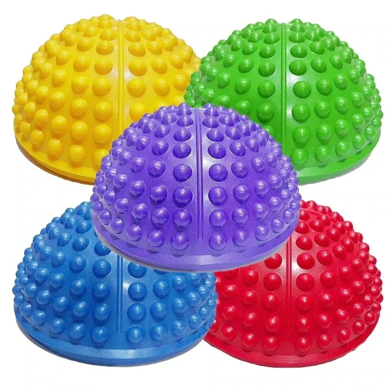 ヨガボール ハーフスフィア マッサージボール トレーニングボール 5pcs Can note colors