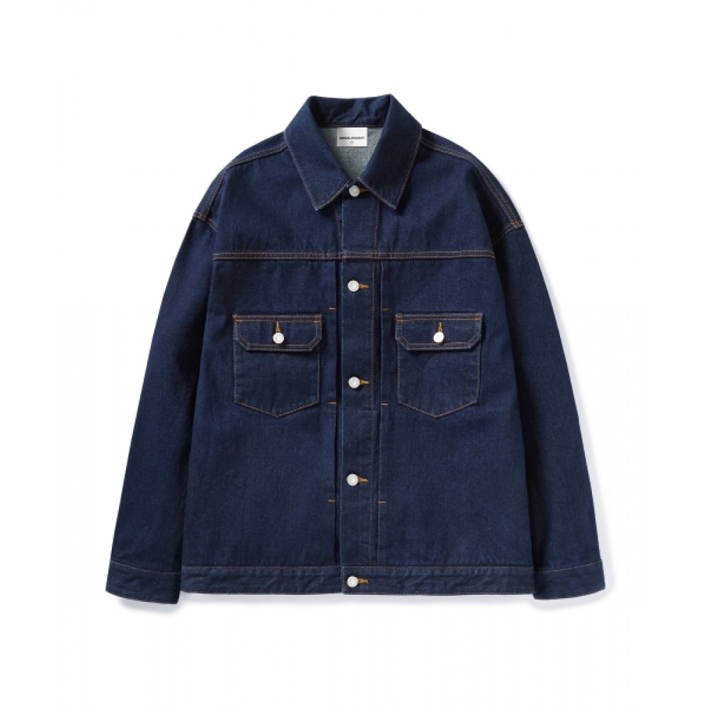 MINIMALPROJECT ウォッシュオーバーフィットトラッカーデニムジャケット MDJ101 [INDIGO]