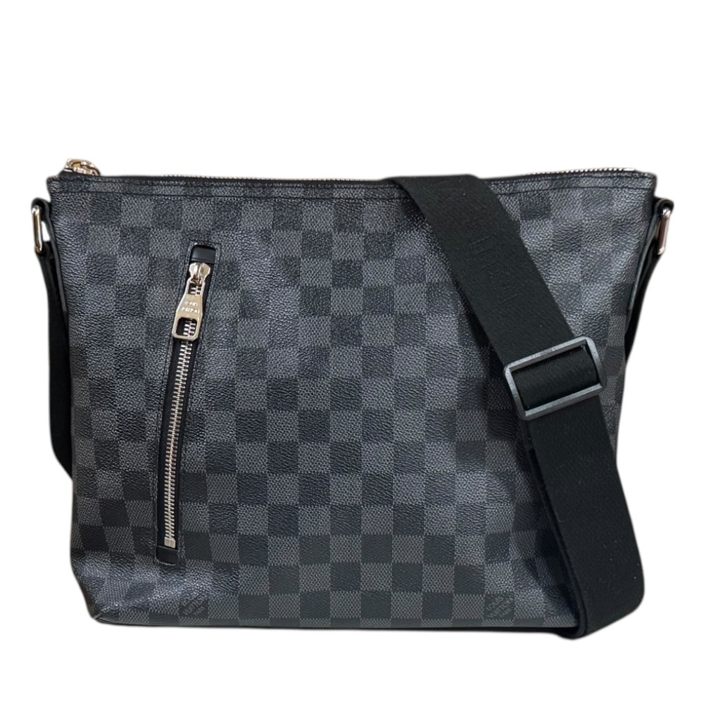 ルイヴィトン ミックPM ダミエグラフィット ショルダーバッグ ダミエグラフィットキャンバス N41211 ブラック LOUIS VUITTON 中古