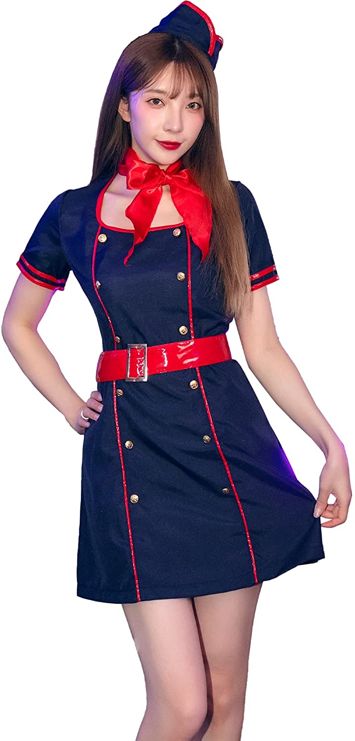 キャビンアテンダント コスプレ 制服 仮装 客室乗務員 コスチューム レディース 大人