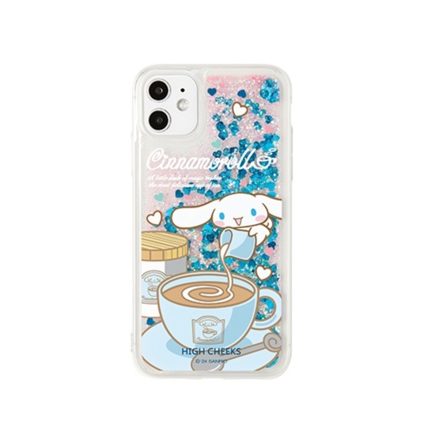 HIGH CHEEKS Coffee Cinnamoroll Glitter iPhone ケース