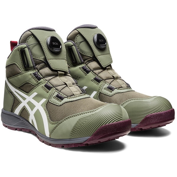 1271A056 ライケングリーン/ホワイト 26 ウィンジョブCP214 TS BOA 安全靴