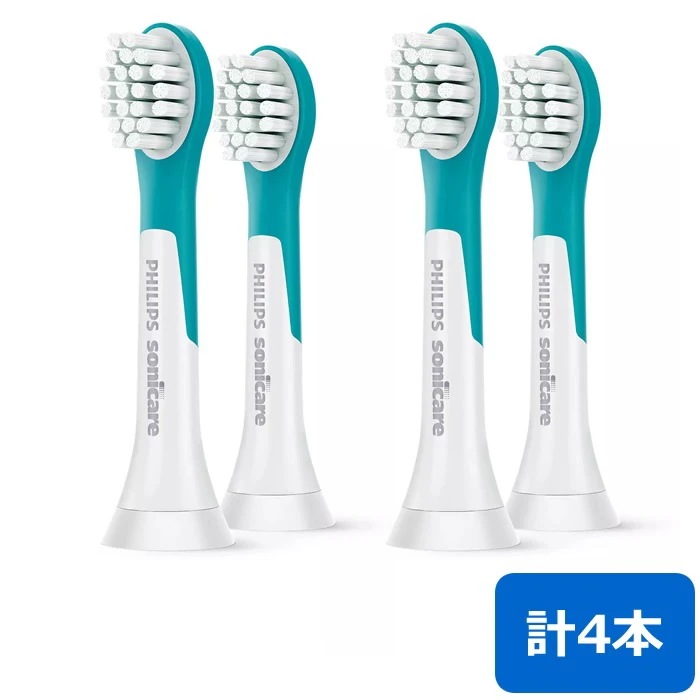 ソニッケアー キッズ専用 替えブラシ HX6032/63 アクア 2本2セット 計4本 HX6032-63-2SET