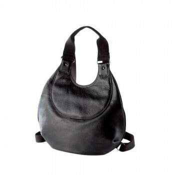 良品工房 日本製牛革リュック（ブラック） M19-155 5569-023