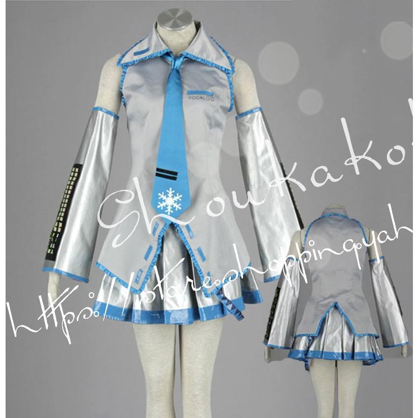 人気新作N0.1子供用大人用 VOCALOID ボーカロイドシリーズ シルバー初音ミク1代 コスプレ衣装ウィッグ 変装 仮装 コスチューム 撮影 祭り