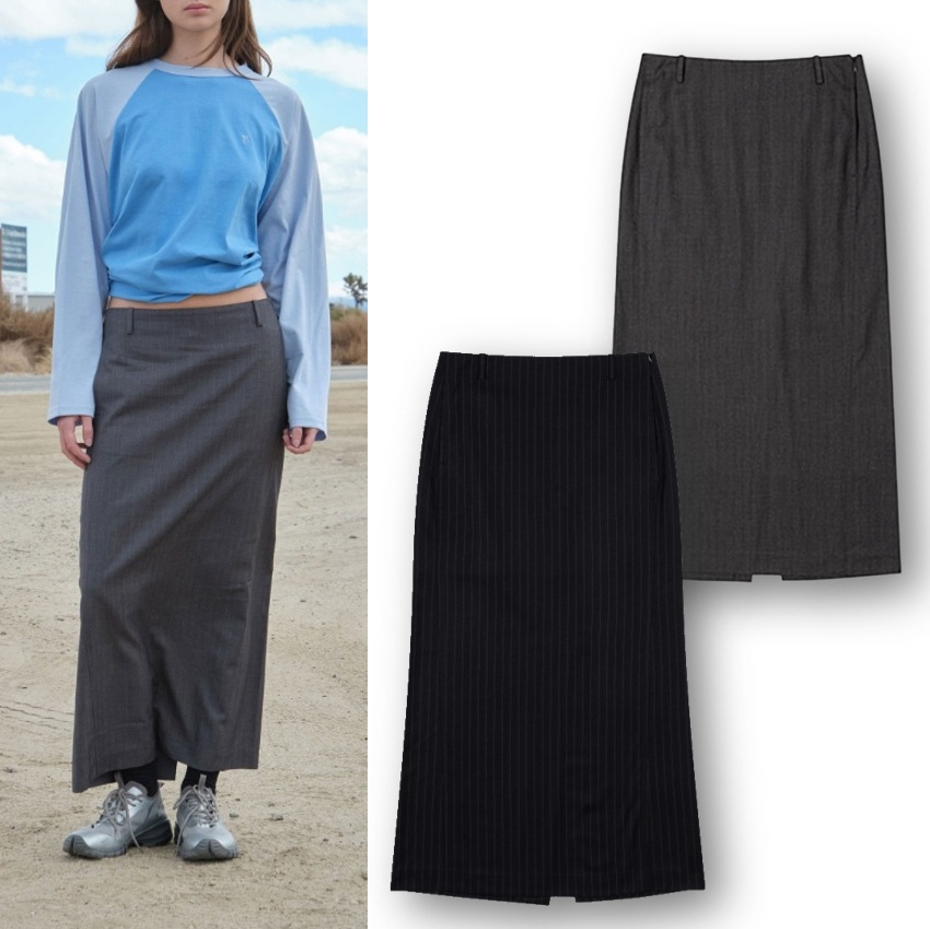 RELAXED SLIT LONG SKIRT (LC251SK01) 14,963円