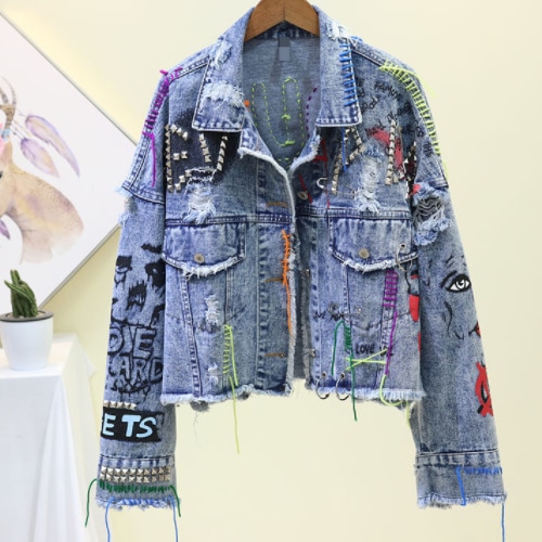 デニムジャケット アウター ジャケット コート ジャンパー 羽織り 秋冬 ストリート A1551