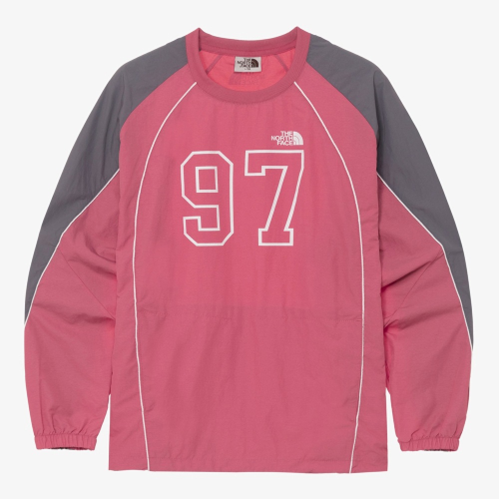 THE NORTH FACE キックフレックス クルーネック_ROSE PINK NM5MR04M