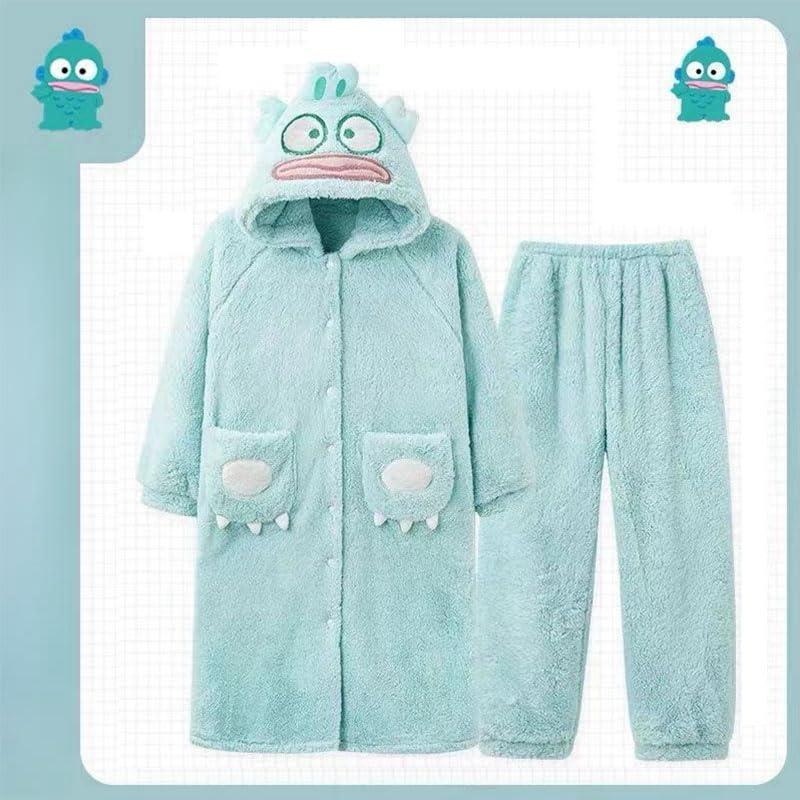 数量限定[期間限定無料]輸送ハンギョドン パジャマ 着ぐるみ コスプレ衣装 ふわふわ パジャマ 寝巻き 連体パジャマ おおきいサイズ ふわふわ ホームウェア フード付き 寝間着 部屋着