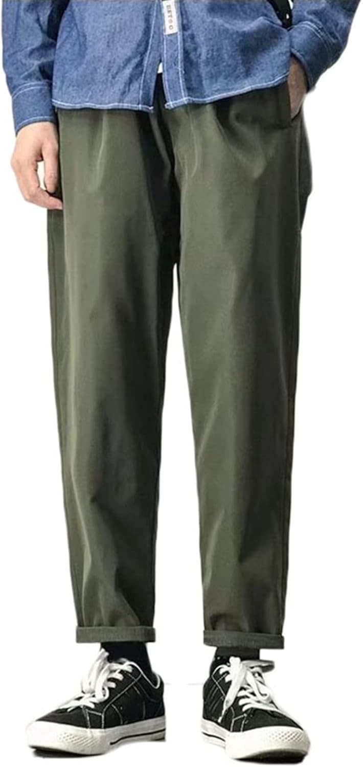 イージーパンツ 裏起毛 チノパンツ 裏ボア メンズ ロングパンツ 無地 大きいサイズ S~5XL ウエストゴム調節 シンプル 快適 暖パン カジュアル ストレート ファション ビジネスカジュ