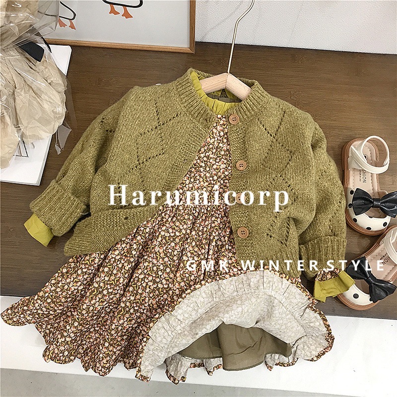 セットアップ 子供 ワンピース キッズ カーディガン 女の子 子供服 長袖ワンピース 花柄 トップス カットソー ベビー服 上下セット 卒園式 ピアノ 発表会 韓国子ども服 春秋 おしゃれ 可愛い 七 6,389円