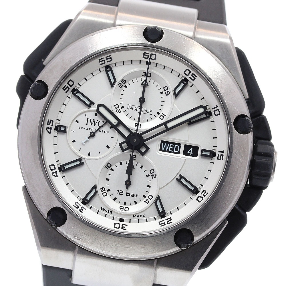 IWC IWC SCHAFFHAUSEN IW386501 インジュニア ダブルクロノグラフ 自動巻き メンズ _840840【中古】 315,630円