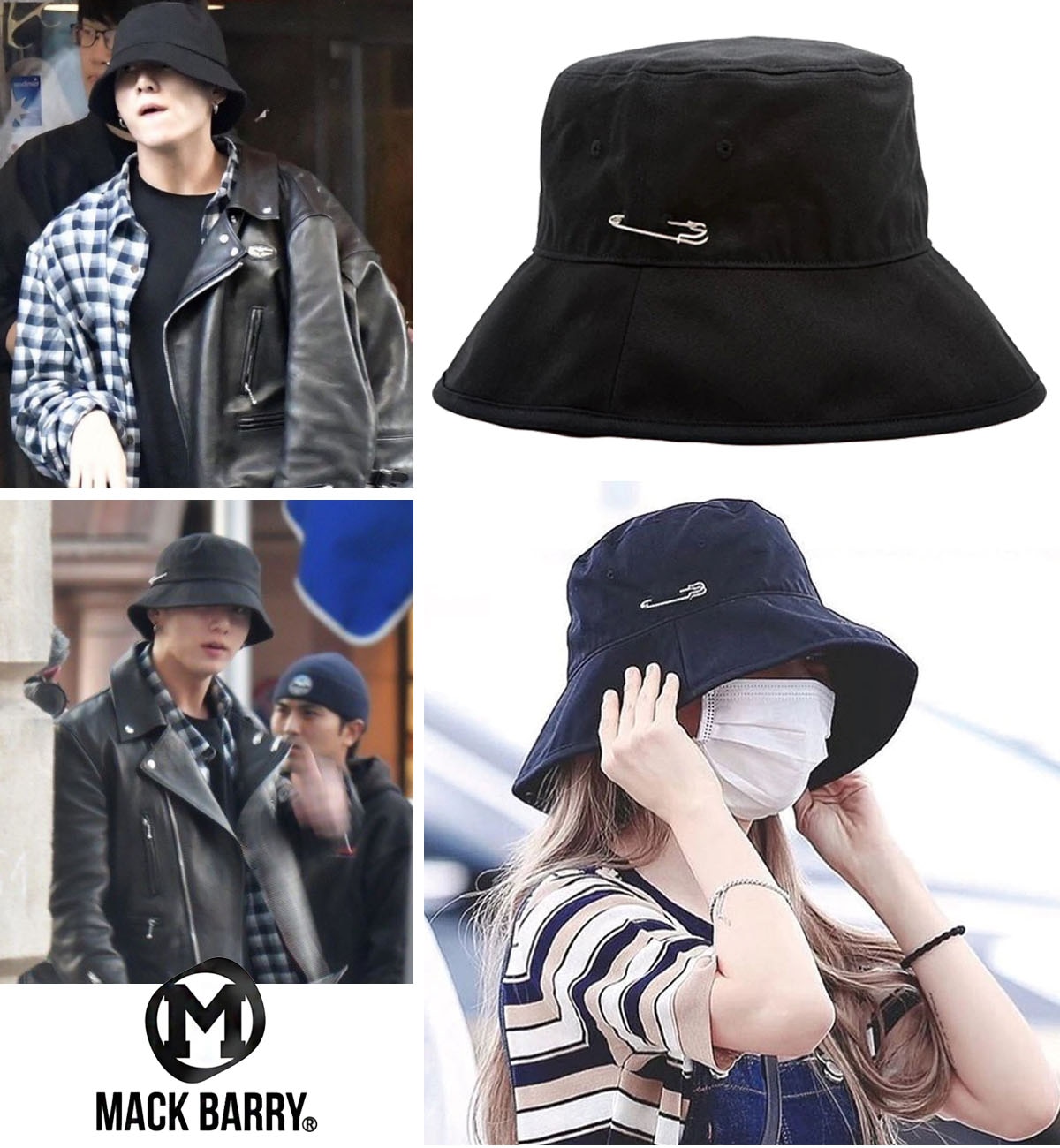 MCBRY BTSシュガ ジョンクグ EXOイジュンギ Wanna One着用バケットハット ジョングクフォトカード付き