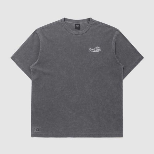 O ウェイファインダー ガーメントダイ 半袖Tシャツ チャコール UQ121CRS11DCH 930890