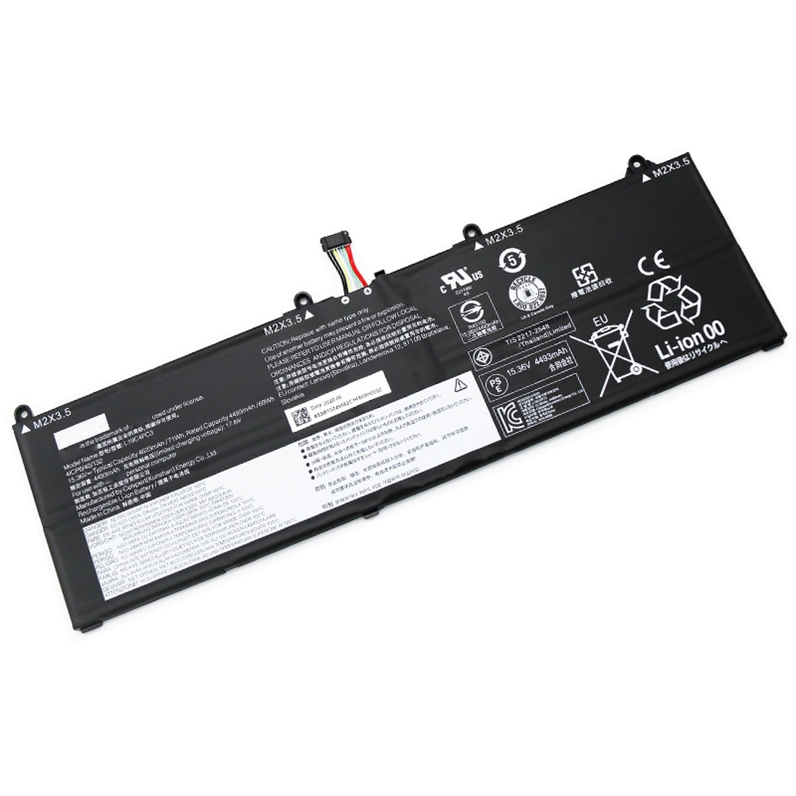 L19C4PC3 電池・Lenovo/ThinkPadノートパソコン互換 71Wh/4623mAh R9000X 2021 L19C4PC3 L19M4PC3 交換用のバッテリー dc909-A640