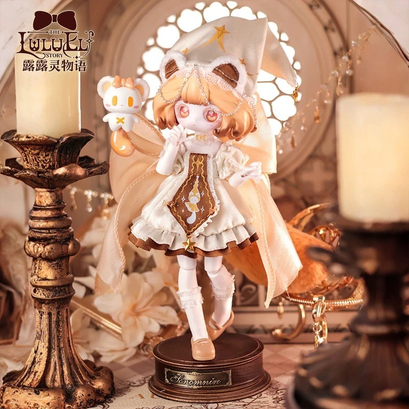 ルル霊物語シリーズ 可動ドール 金綺熊（ゴールドベア）限定吊りカード 1/12スケール BJD／MJD 可動フィギュア 中国限定・日本未発売