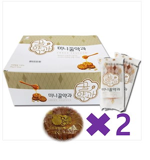 [韓国お菓子] スイーツ ミニヤッカ(薬菓)10袋(70g*10個 )+ 招待状薬菓2個(60g*2個)