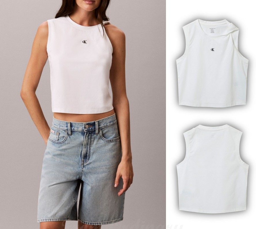 Womens Twist Shoulder Tank (47G217G-YAF)