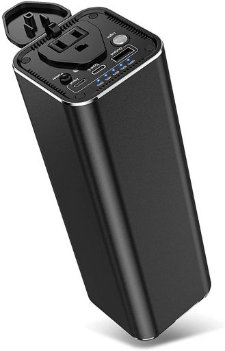 ポータブル電源 31200MAH 予備電源 モバイルバッテリー 急速充電 AC出力 コンセント パソコン バッテリー停電時に 車中泊 電源供給 防災グッズ MACBOOK/ノートPC 等対応 無停電電