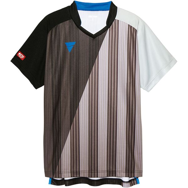 VICTAS（ヴィクタス） VICTAS V‐GS053 ユニセックス ゲームシャツ 31466 BK（ブラック） XL