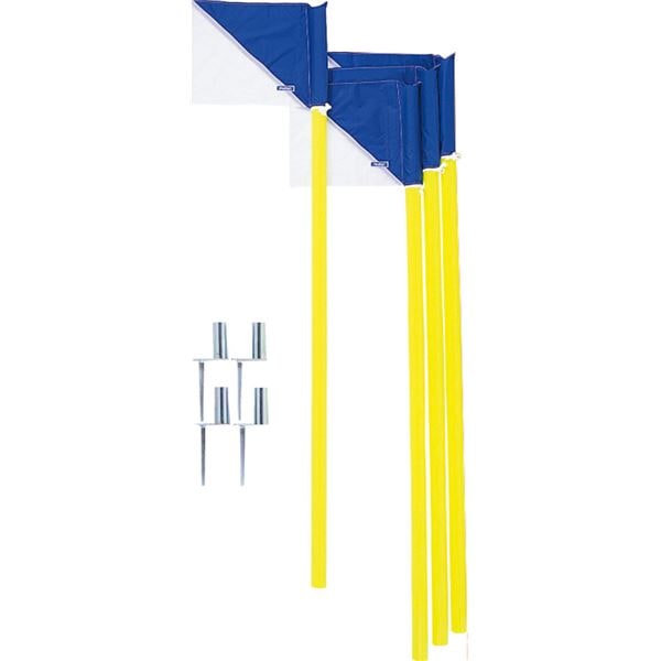 (モルテン Molten) コーナーフラッグDX/サッカー用品 (4本セット) パイプ：直径43mm×160cm フラッグ：39×29.5cm