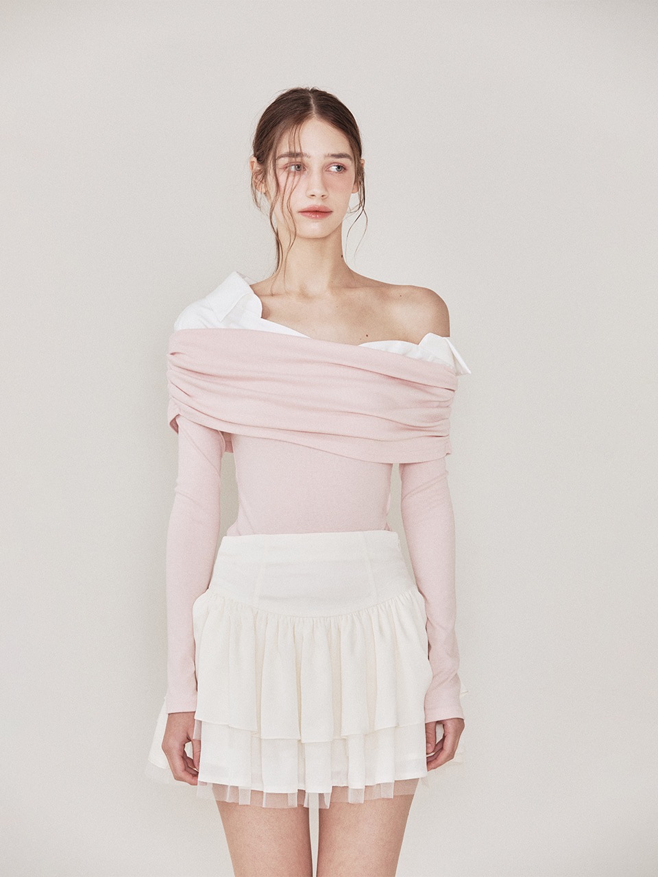 【NOT YOUR ROSE】 LILY TOP : PINK