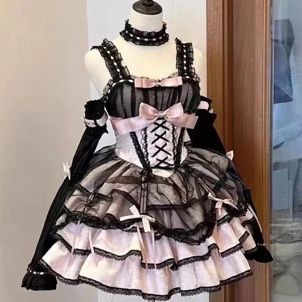 プリンセスドレス ピュア優しくて可愛い二次元ロリータロリータドレス ウェディングドレス