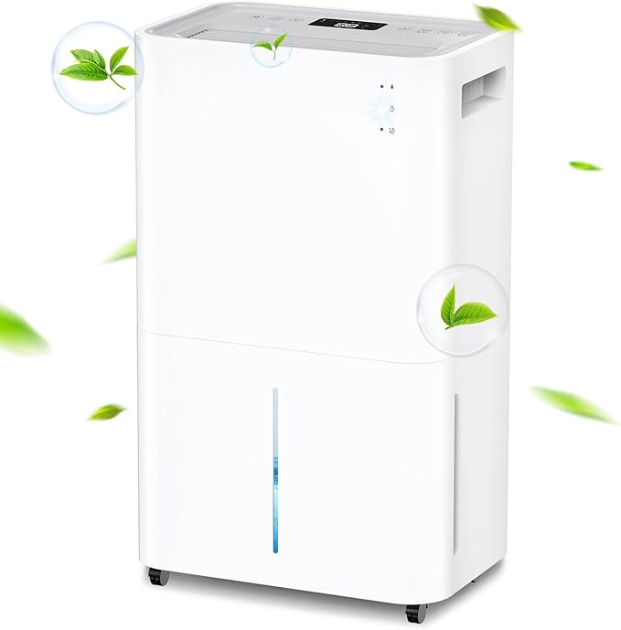 除湿機 コンプレッサー式 衣類乾燥除湿機 除湿量22L/日 【木造18畳/鉄筋30畳】除湿器 強力除湿 スピード乾燥 切タイマー付き 2段階風量調整 10段湿度調整 満水時自動停止 4.5L大容量水タ